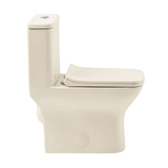 Swiss Madison Carré One-Piece Square Toilet Dual-Flush 1.1/1.6 gpf - SM-1T256 - The Home Selection