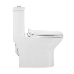 Swiss Madison Carré One-Piece Square Toilet Dual-Flush 1.1/1.6 gpf - SM-1T256 - The Home Selection