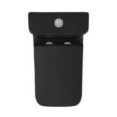 Swiss Madison Carre One Piece Square Toilet Dual Flush 1.1/1.6 gpf with 10" Rough-In, Matte Black - SM-1T276MB - The Home Selection