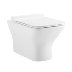 Swiss Madison Carré Wall-Hung Elongated Toilet Bowl - SM-WT455 - The Home Selection
