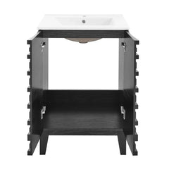 Swiss Madison Cascade 24" Bathroom Vanity in Black - SM-BV470B - The Home Selection