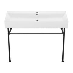 Swiss Madison Claire 40" Console Sink White Basin w/ Legs - SM-CS7 - The Home Selection