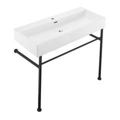 Swiss Madison Claire 40" Console Sink White Basin w/ Legs - SM-CS7 - The Home Selection
