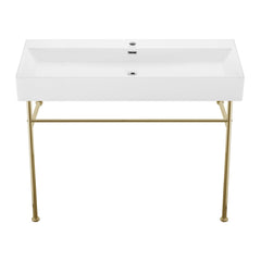 Swiss Madison Claire 40" Console Sink White Basin w/ Legs - SM-CS7 - The Home Selection
