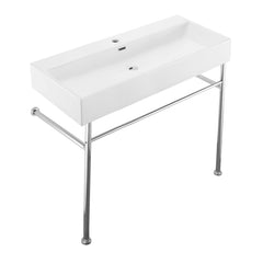 Swiss Madison Claire 40" Console Sink White Basin w/ Legs - SM-CS7 - The Home Selection
