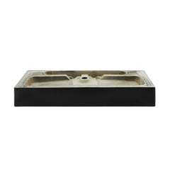 Swiss Madison Claire 40” Rectangle Wall-Mount Bathroom Sink in Matte Black - SM-WS335MB - The Home Selection