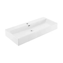 Swiss Madison Claire 40” Rectangle Wall-Mount Bathroom Sink - SM-WS335 - The Home Selection