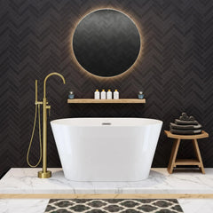 Swiss Madison Claire 48" Freestanding Bathtub - SM-FB550 - The Home Selection