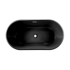Swiss Madison Claire 60" Freestanding Bathtub in Matte Black - SM-FB590MB - The Home Selection