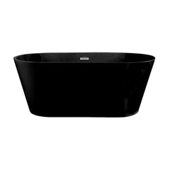 Swiss Madison Claire 60" Freestanding Bathtub in Matte Black - SM-FB590MB - The Home Selection