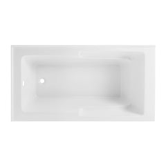 Swiss Madison Claire 60" x 32" Left-Hand Drain Drain Alcove Tub with Corner Apron - SM-AB570 - The Home Selection