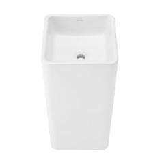 Swiss Madison Claire One-Piece Pedestal Sink - SM-PS315 - The Home Selection