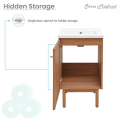 Swiss Madison Classé 18" Bathroom Vanity - SM-BV661 - The Home Selection