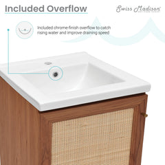 Swiss Madison Classé 18" Bathroom Vanity - SM-BV661 - The Home Selection