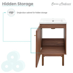 Swiss Madison Classé 18" Bathroom Vanity - SM-BV661 - The Home Selection