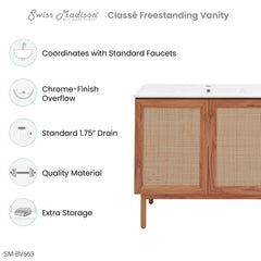 Swiss Madison Classé 36" Bathroom Vanity - SM-BV663 - The Home Selection