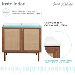 Swiss Madison Classé 36" Bathroom Vanity - SM-BV663 - The Home Selection