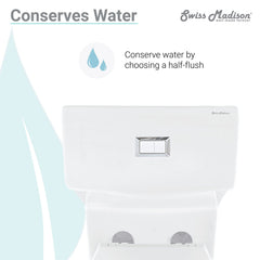 Swiss Madison Classé One-Piece Elongated Toilet Dual-Flush 1.1/1.6 gpf - SM-1T117 - The Home Selection