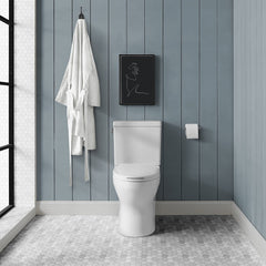 Swiss Madison Classé Two-Piece Elongated Toilet Side Flush 1.28 gpf - SM-2T130 - The Home Selection