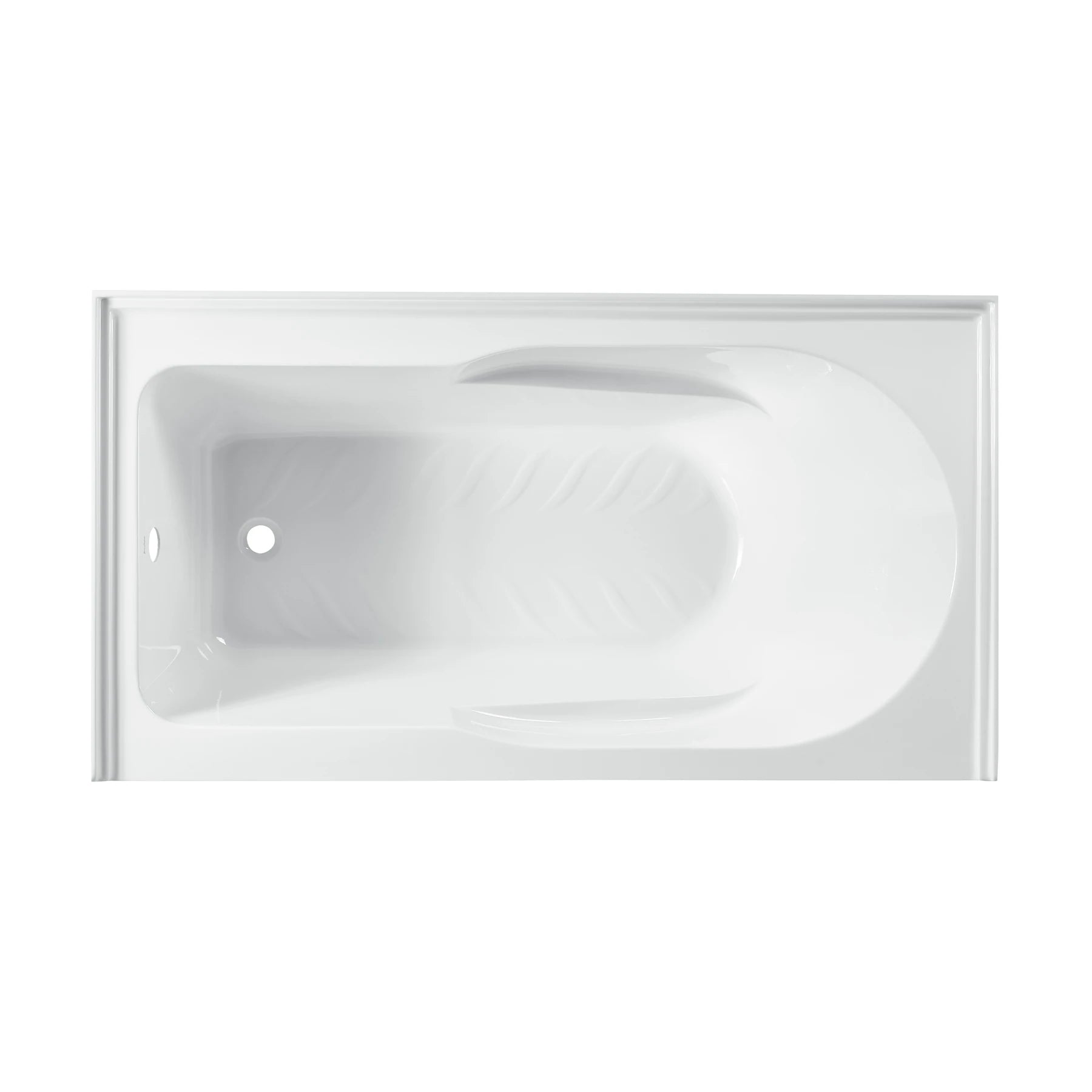 Swiss Madison Concorde 60 in. x 32 in. Acrylic Glossy White, Alcove, Integral, Left-Hand Drain, Apron Bathtub - SM-AB561 - The Home Selection