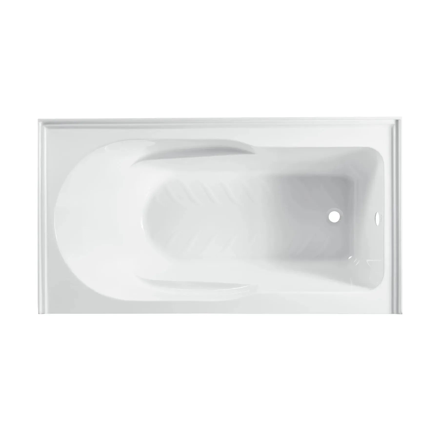 Swiss Madison Concorde 60 in. x 32 in. Acrylic Glossy White, Alcove, Integral, Right-Hand Drain, Apron Bathtub - SM-AB560 - The Home Selection