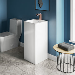 Swiss Madison Concorde One-Piece Pedestal Sink - SM-PS312 - The Home Selection