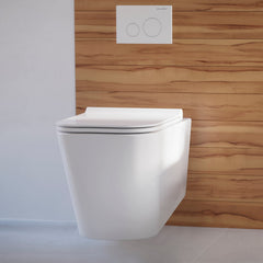 Swiss Madison Concorde Wall-Hung Square Toilet Bowl - SM-WT442 - The Home Selection