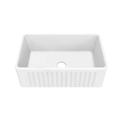 Swiss Madison Delice 30" x 18" Ceramic Farmhouse Kitchen Sink - SM-KS243 - The Home Selection