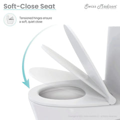 Swiss Madison Dreux One Piece Elongated Dual Flush Toilet with 0.95/1.26 GPF - SM-1T181 - The Home Selection