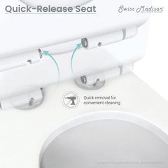 Swiss Madison Dreux One Piece Elongated Dual Flush Toilet with 0.95/1.26 GPF - SM-1T181 - The Home Selection
