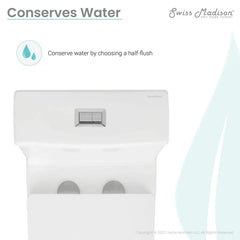 Swiss Madison Dreux One Piece Elongated Dual Flush Toilet with 0.95/1.26 GPF - SM-1T181 - The Home Selection