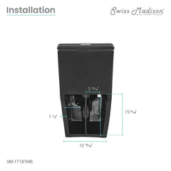 Swiss Madison Dreux One Piece Elongated Dual Flush Toilet with 0.95/1.26 GPF - SM-1T181 - The Home Selection