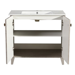 Swiss Madison Eclair 36" Bathroom Vanity in Oak - SM-BV343 - The Home Selection
