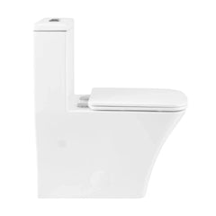 Swiss Madison Eclair One-Piece Square Toilet Dual-Flush 0.8/1.28 gpf - SM-1T288 - The Home Selection