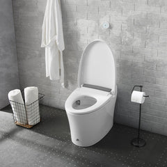 Swiss Madison Hugo Intelligent Tankless Elongated Toilet, Touchless Vortex™ Dual-Flush 1.1/1.6 gpf - SM-ST040 - The Home Selection
