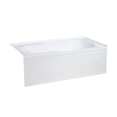 Swiss Madison Ivy 60" X 30" Left-Hand Drain Alcove Bathtub with Apron - SM-AB545 - The Home Selection