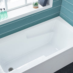 Swiss Madison Ivy 60" X 30" Left-Hand Drain Alcove Bathtub with Apron - SM-AB545 - The Home Selection