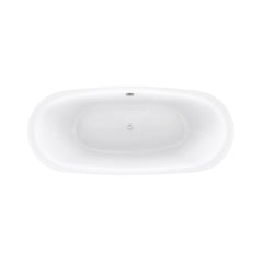 Swiss Madison Ivy 67" Double Slipper Freestanding Bathtub - SM-FB572 - The Home Selection