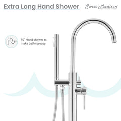 Swiss Madison Ivy Freestanding Bathtub Faucet - SM-FF11 - The Home Selection