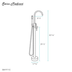 Swiss Madison Ivy Freestanding Bathtub Faucet - SM-FF11 - The Home Selection