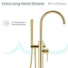 Swiss Madison Ivy Freestanding Bathtub Faucet - SM-FF11 - The Home Selection