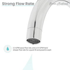 Swiss Madison Ivy Freestanding Bathtub Faucet - SM-FF11 - The Home Selection
