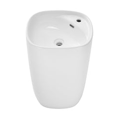 Swiss Madison Ivy One-Piece Pedestal Sink - SM-PS313 - The Home Selection