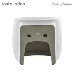 Swiss Madison Ivy Wall-Mount Sink - SM-WS324 - The Home Selection