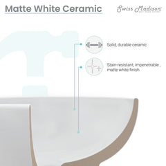 Swiss Madison Ivy Wall-Mount Sink - SM-WS324 - The Home Selection