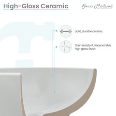 Swiss Madison Ivy Wall-Mount Sink - SM-WS324 - The Home Selection