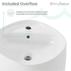 Swiss Madison Ivy Wall-Mount Sink - SM-WS324 - The Home Selection