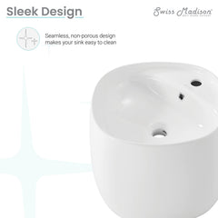 Swiss Madison Ivy Wall-Mount Sink - SM-WS324 - The Home Selection