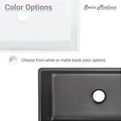 Swiss Madison Lyon 30 x 18 Fireclay, Single Basin, Farmhouse Kitchen Sink - SM-KS27 - The Home Selection