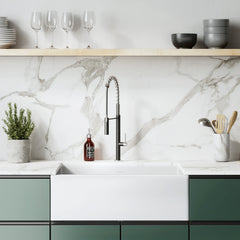 Swiss Madison Lyon 30 x 18 Fireclay, Single Basin, Farmhouse Kitchen Sink - SM-KS27 - The Home Selection